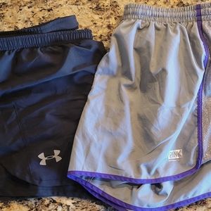 2 pairs of athletic shorts